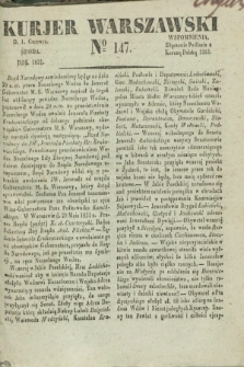Kurjer Warszawski. 1831, № 147 (1 czerwca)