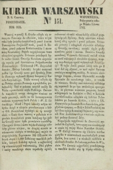 Kurjer Warszawski. 1831, № 151 (6 czerwca)