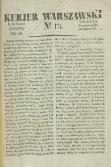 Kurjer Warszawski. 1831, № 174 (30 czerwca)