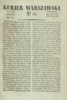 Kurjer Warszawski. 1831, № 195 (21 lipca)