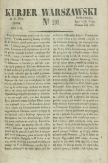 Kurjer Warszawski. 1831, № 201 (27 lipca)