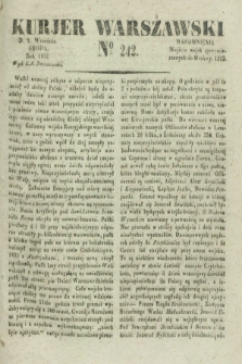 Kurjer Warszawski. 1831, № 242 (7 września)