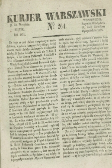 Kurjer Warszawski. 1831, № 264 (30 września)