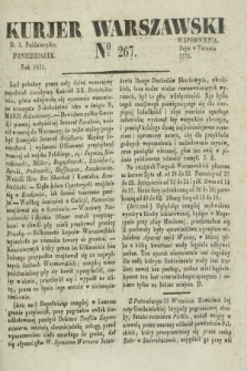 Kurjer Warszawski. 1831, № 267 (3 października)