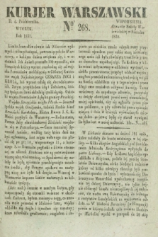 Kurjer Warszawski. 1831, № 268 (4 października)