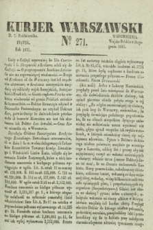 Kurjer Warszawski. 1831, № 271 (7 października)