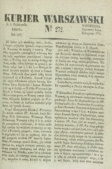 Kurjer Warszawski. 1831, № 272 (8 października)
