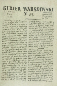 Kurjer Warszawski. 1831, № 286 (22 października)