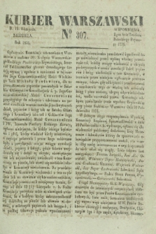 Kurjer Warszawski. 1831, № 307 (13 listopada)