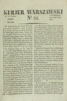 Kurjer Warszawski. 1831, № 333 (10 grudnia)