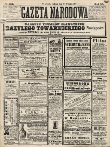 Gazeta Narodowa. 1881, nr 219