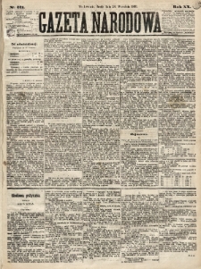 Gazeta Narodowa. 1881, nr 221