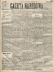 Gazeta Narodowa. 1881, nr 223