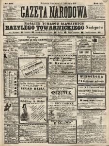 Gazeta Narodowa. 1881, nr 224