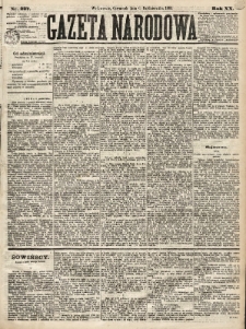 Gazeta Narodowa. 1881, nr 227