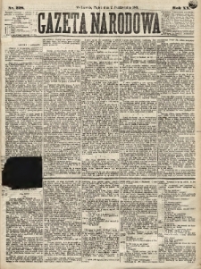 Gazeta Narodowa. 1881, nr 228