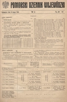 Pomorski Dziennik Wojewódzki. 1950, nr 4