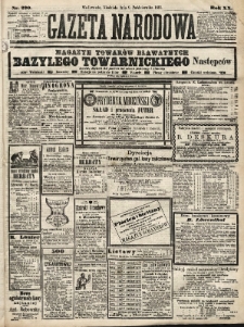 Gazeta Narodowa. 1881, nr 230