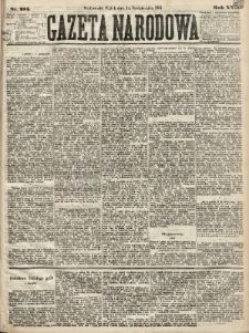 Gazeta Narodowa. 1881, nr 234