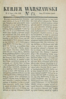 Kurjer Warszawski. 1834, № 173 (2 lipca)