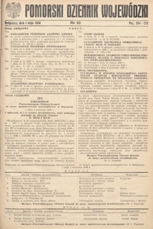 Pomorski Dziennik Wojewódzki. 1950, nr 10