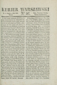 Kurjer Warszawski. 1834, № 207 (5 sierpnia)