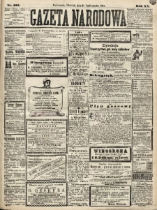 Gazeta Narodowa. 1881, nr 236
