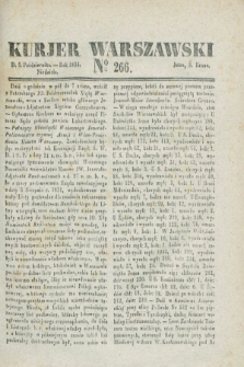 Kurjer Warszawski. 1834, № 266 (5 pażdziernika)