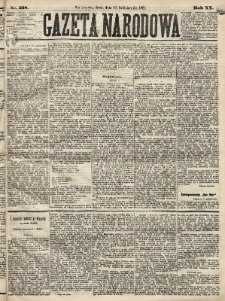 Gazeta Narodowa. 1881, nr 238