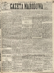 Gazeta Narodowa. 1881, nr 240
