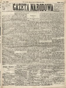 Gazeta Narodowa. 1881, nr 241