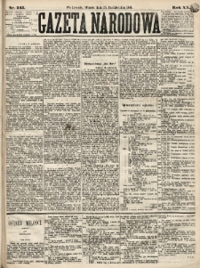 Gazeta Narodowa. 1881, nr 243