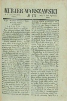 Kurjer Warszawski. 1835, № 179 (9 lipca)