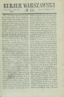 Kurjer Warszawski. 1835, № 188 (18 lipca)