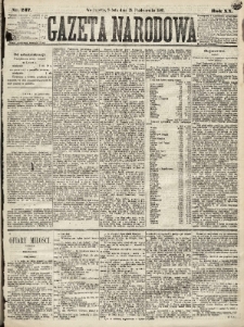 Gazeta Narodowa. 1881, nr 247