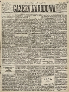 Gazeta Narodowa. 1881, nr 257