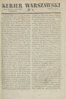 Kurjer Warszawski. 1837, № 8 (9 stycznia)