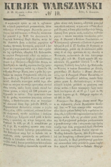 Kurjer Warszawski. 1837, № 10 (11 stycznia)