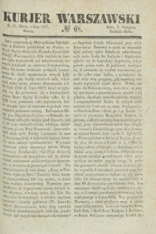 Kurjer Warszawski. 1837, № 68 (11 marca)