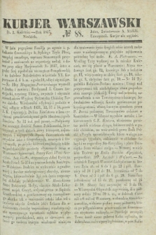 Kurjer Warszawski. 1837, № 88 (2 kwietnia)