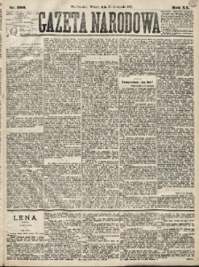 Gazeta Narodowa. 1881, nr 260