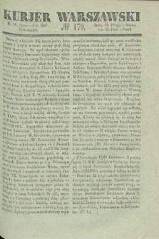 Kurjer Warszawski. 1837, № 179 (10 lipca)
