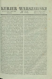 Kurjer Warszawski. 1837, № 182 (13 lipca)