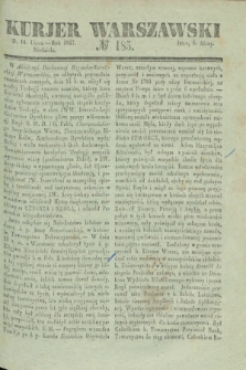 Kurjer Warszawski. 1837, № 185 (16 lipca)