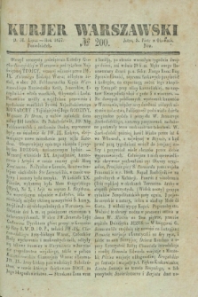 Kurjer Warszawski. 1837, № 200 (31 lipca)