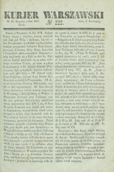 Kurjer Warszawski. 1837, № 222 (23 sierpnia)