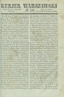 Kurjer Warszawski. 1837, № 226 (27 sierpnia)