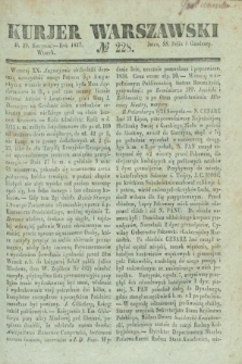 Kurjer Warszawski. 1837, № 228 (29 sierpnia)