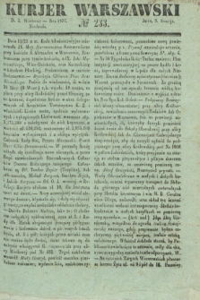 Kurjer Warszawski. 1837, № 233 (3 września)
