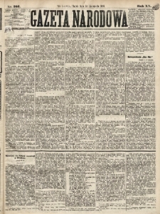 Gazeta Narodowa. 1881, nr 263